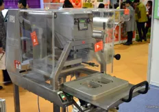 One of the packaging machines showcasted at the AlControl AiFruit booth