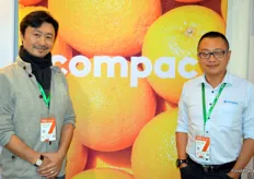 Bill Q Yu, Operations Manager, and HH Song, General Manager Sales, are the international representation of Compac China