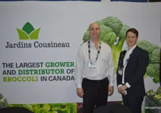 Martin Cousineau of Jardins Cousineau and Jean- Emmanuel Poitras of Agri-Food Export Group.