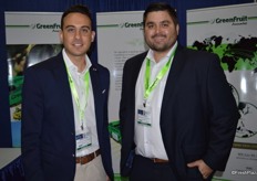 Brian Gomez and Kevin Vines with GreenFruit Avocados.