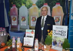 Ray Santos with Natalie's Orchid Island Juice Company.
