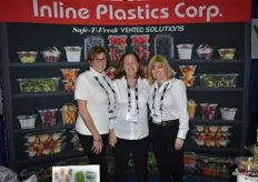 Jody Fejes, Cindy Blish and Siobhan Kieras with Inline Plastics Corp.