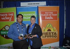Alfonso Delgado and Maggie Bezart Hall with Avocados From Mexico.