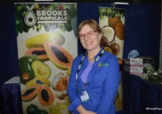 Mary Ostlund with Brooks Tropicals.