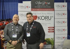John Cushing and Michael Harwood with New York Apple Sales, Inc.