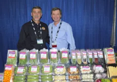 Jay Rodriguez with Crystal Valley Foods and Bill Santoni of Coosemans Specialty and Ethnic Produce.