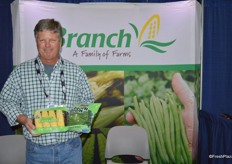 David Basore with Grower's Management, a grower for Branch Family of Farms.