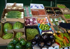 This photo shows the wide selection of produce available at Hunts Point Terminal Market.