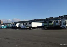 Trailers at Hunts Point Terminal Market
