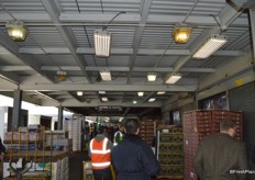 Overview of long hallways in Hunts Point Terminal Market.