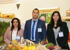 Emad with Hannah and Nevine of Evagro Desert Reclamation & Animal Wealth (Egypt) are now focusing on dates and soon in peaches and mangoes