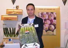 Ahmed Adel, marketing manager of Stars of Export, Egypt, the company is an onion and garlic specialist
