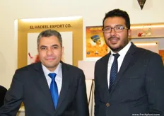 Export Business Developer Walid Assem of ElWadi Export, Egypt with Product Development Manager Ibrahim Hassan of Egypt as well