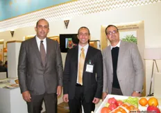 The men of Egyptian Growers' Organization (Egypt): Ahmed Abdel-Razek, Hussein Marei and Mohamed El-Odeissy; offers the international makret high quality crops at reasonable prices, packed and delivered to customer liking