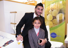 Exporta Manager Shady Abushady with cousin, Sherifa. The company consists of two branches, one of which deals with the export of fruits and vegetables.