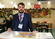 Marketing Manager Cagdas Sin of Sin Gida, Turkey; the major occupation of the company was to export grain pulses,honey,olive and olive oil to the Middle East countries