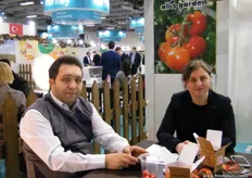 Export Sales Manager Elif Sakut (l) with a colleague; Basyazicioglu Tarim supplies the domestic market consumers and the overseas buyers with healthy and high quality goods.