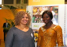 Director General Marlene Amegankpoe with Quality Manager Niama Djefaga of Service Commercial Silvain International, Mali