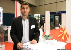 Sales Manager Janko Trajkov of Frutema (Macedonia), produces table grapes and stone fruits such as sweet cherries, apricots and plums