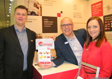 Girteka Logistics (Lithuania) Mykolas Subacius (Division Manager) and Kristian Mortensen (Chief Communication Officer) with another colleague; a family owned group of companies with 7.100 employees in Europe, Scandinavia and the CIS region.