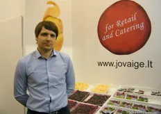 Head of Commercial, Tomas Oscencovas of Jovaige (Lithuania); pecializes in vacuum packed steam cooked red beetroot and potatoes production