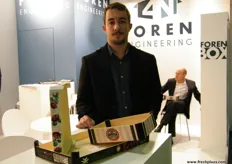 "Myron Nouris of Foren Box (Greece), introduced their new "Foren Box" at Fruit Logistica"