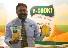 Gangadgar K, Head of Agri Business Y-Cook, India; a food company that is into innovation.