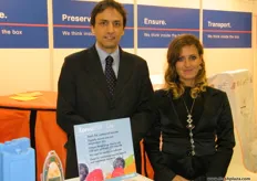 Andre Goncalves and Maite Suarez of Advanced Products Portugal Lda. (APP); specialized in designing, developing and marketing systems to insure the cold chain during transport and storage of pharmaceutical and biological products