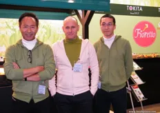 Ike Tokita (HQ Japan) with Dr. Carlo Vitucci (Italy) and another colleague at FL
