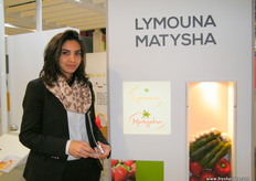 Keltoum Oubaha for Lymouna Matysha (Morocco); main markets: European Union, Central and Eastern Europe - France, Spain, Holland, Italy, Switzerland, Germany, U.K., Belgium, Russia and Poland.