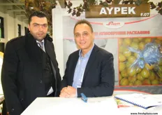 Mehmet Tasdelen (Tasdelen) with Sales Manager Levent Cakmak (Aypek), both from Turkey