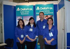 The Delta Trak team was out in full force at Fruit Logistica to promote their newest product, the FlashLink Mini PDF, amongst others.From left to right, Cecilia Sun, Marketing Manager- Michelle P. Alvino, Managing Director- Gerrit van Tilborg and Miek Claessens.