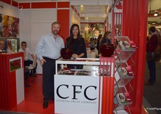 Walter Giesbrecht, Export Manager and Audrey Asanias, Procurement Manager from Coastal Fruit Company. The company exports Canadian cherries the Middle East, SE Asia and China.