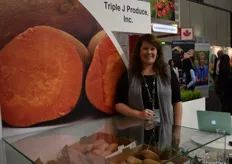 Kristi Hocutt from Triple J Produce, a family owned company out of N. Carolina, dealing primarily in both organic and traditional sweet potatoes.