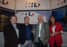 (From left to right) Edward Fitzgerald, Christopher Ryan and Joseph Galeone from OHL International along with Ana-Maria Woerner from Geodis.