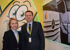 Zuzanna Szatkowska and Bartosz Szatkowski- General Manager from Quiza, a banana producer and importer from Poland.