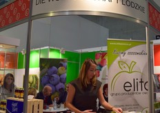 Anna Novak provided information to stand visitors about Die Woiwodschaft Lodzkie.