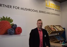 Marc Arts, Logistics Manager for the Polish branch of Limax. The company's focus is farm to plate supply of mushrooms and berries.