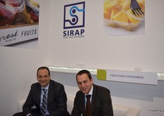 The brains behind Sirap Packaging, Stefano Lazzari- CEO and Gianni D'Alise- Director of Sales.