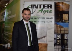 Krzysztof Mesjasz, Production Manager for InterAgra. The Polish based company manufactures wooden crates, pallets, poplar and plastic cases for the fruit and vegetable industry.