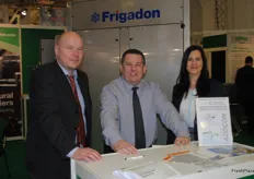 Johan Widing, Darren Powlett and Celina Burt at SRS Frigadon.