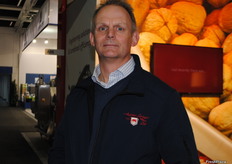 John Simpson from UK top fruit grower Adrian Scripps was visiting the show.