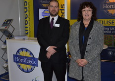 Stuart Booker and Pat Flynn, Chairman of the CHA who organise the UK stand, the stand holders were up 25% on last year.