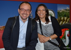 Dr Omar Abdin and his lovely wife Hanan visiting the UK stand.