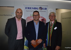 Antonio Elelna and Marcel Blignaut from FreshGold with Anton Kruger from FPEF.