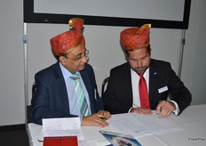 The official signing!