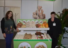 Irene Giordo and Astrid Walbeek at Pan United the selection of exotics.