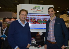 Lochy Porter and David Buxley from Angus Soft Fruit who have just announced the opening of an International sales office in Holland.