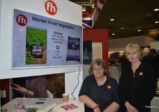 Marie Smeeton and Jane Gilford from Fredrick Hiam who had a stand at the show for the first time.