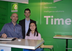 Mihai Ciobanu, Michael Smith and Soo Ling Lim at Fresh4cast with solutions for data control in the sector.